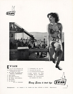 Evian (City) 1952 Colette Bonjour