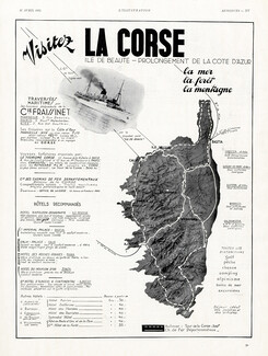 La Corse 1934 Cie Fraissinet