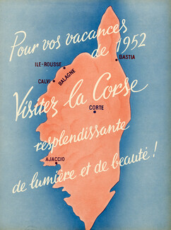 Visitez La Corse 1952