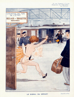 Pem 1931 Montparnasse Train Station, Nudité