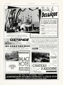 Office du Tourisme - Belgique 1939 Ostende, Gand