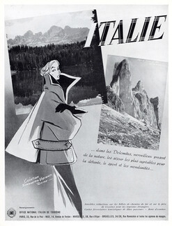 Office du Tourisme - Italie (Italia) 1952 Simonetta Visconti, Rome