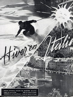 Office du Tourisme - Italie (Italia) 1953 Hiver en Italie