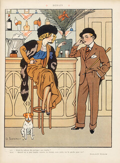 Edouard Touraine 1910 Dédain, Bar