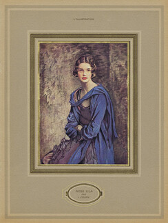 I. Cohen 1932 "Miss Lila" Elegant portrait
