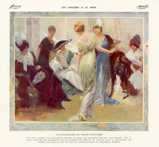René Lelong 1911 Les Mannequins du Grand Couturier