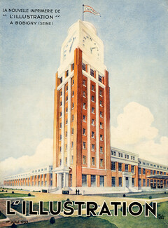 L'Illustration 1933 Spécial La Nouvelle Imprimerie à Bobigny, Cover