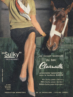 Clairmaille 1960 Stockings Hosiery