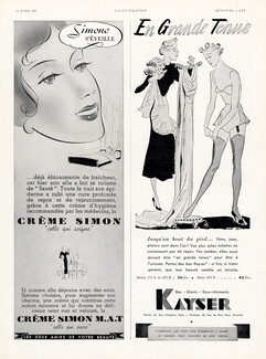 Crème Simon (Cosmetics) 1937 Simone S'éveille