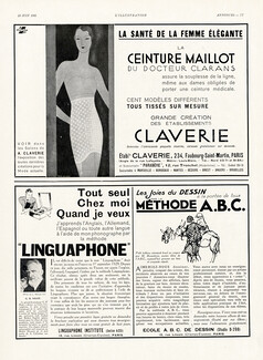 Claverie 1931 Ceinture Maillot, André Harfort