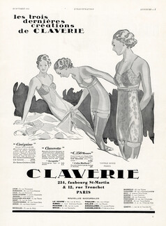 Claverie 1934 Girdles, Corselette