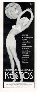 Kestos (Lingerie) 1936 Girdle, Brassière