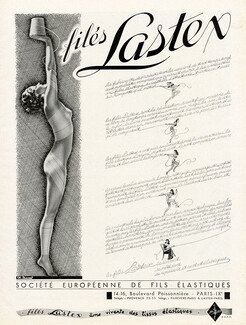 Filés Lastex (Lingerie) 1949 Ch. Lemmel