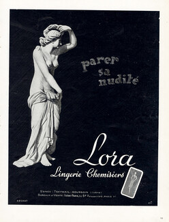 Lora (Lingerie) 1947 Parer sa nudité