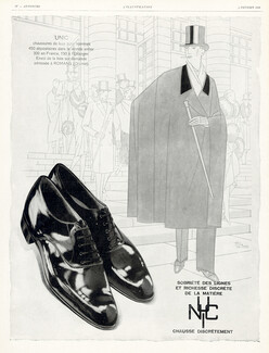 Unic (Shoes) 1928 Hemjic, Elegant Man