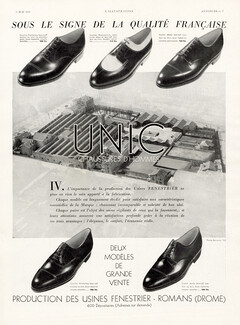 Unic (Shoes) 1936 Usines Fenestrier