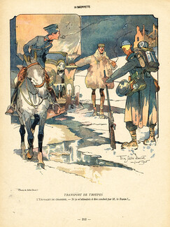 Félix Jobbé-Duval 1916 Transport de Troupes