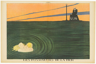 Paul Iribe 1916 Les Fossoyeurs de la Mer, Lusitania