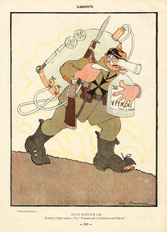 Zygismund Brunner 1916 Leur Denier Cri, Chemical Weapons, World War I