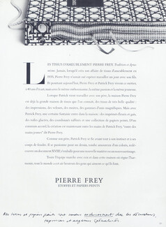 Pierre Frey tissus d'ameublement 1979