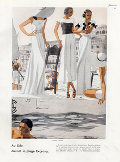 Lucien Lelong 1932 Mourgue, Excelsior, Lido Venice