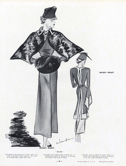 Schompré 1934 Maggy Rouff, ensemble for the afternoon