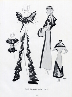 Léon Bénigni 1934 Chanel, Evening Gown