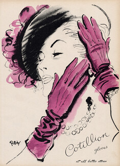 René Bouët-Willaumez 1945 Cotillion Gloves