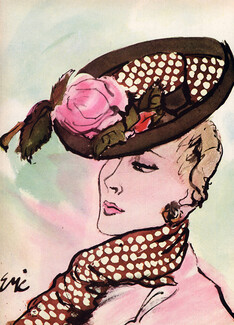 Eric 1944 Hats in Bloom... Tatiana Du Plessix (Millinery)