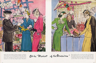 Eric 1942 At the Market of the Americas... Mrs Maugham, Mexican Bazaar, 4 pages