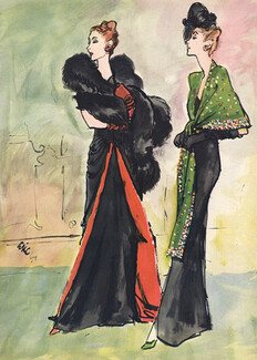 Eric 1944 Sophie of Saks Fifth Avenue, Evening Gown