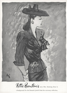 Eric 1944 Nettie Rosenstein, Suit