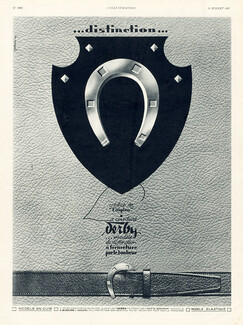 L'Aiglon 1937 Derby belt
