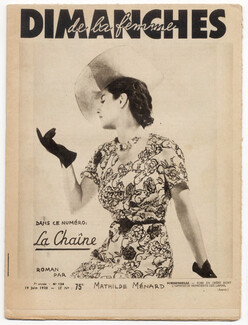 Schiaparelli (Couture) 1938 Dimanches de la Femme cover, Rabbit