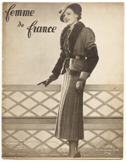 Jacques Heim 1935 Femme de France, Hermès (Belts), Chanel, Bernard & Cie, 36 pages