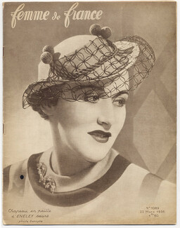 Eneley Soeurs (Millinery) 1936 Femme de France, Bruyère