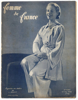 Femme de France 1936 L. Rouff, Pyjamas