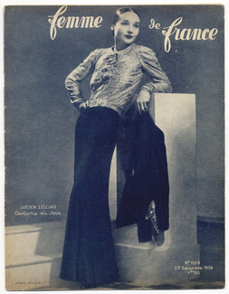 Lucien Lelong 1936 Femme de France, Ardanse, Marcelle Dormoy, 36 pages