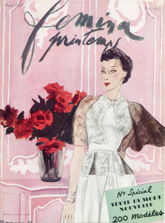 Pierre Mourgue 1937 Femina Cover, Madeleine Vionnet