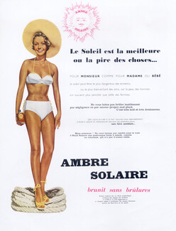 Ambre Solaire 1951 Miss Ambre Solaire, Lucien Lorelle