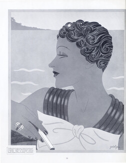 Georges Deligne 1935 Guillaume (Hairstyle), Henry à la Pensée (Ring)