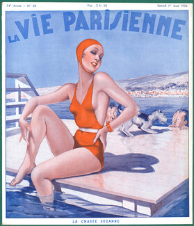 Georges Léonnec 1936 Bathing Beauty