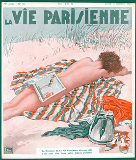 Georges Léonnec 1936 Naked on the beach
