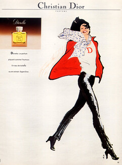 Christian Dior (Perfumes) 1981 Diorella, René Gruau