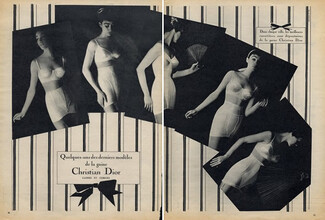 Christian Dior (Lingerie) 1954 Bra Girdle Corselette