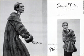 Jacques Rober (Fur Clothing) 1957 mink, Arsac