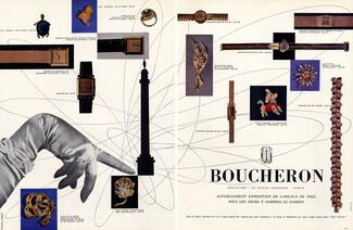 Boucheron 1960 Animals Clips, Watches, Bracelet, Flowers Brooches