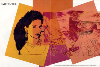 Andy Warhol 1981 Top Model Paola Dominguin