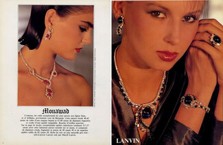 Mouawad & Lanvin 1983 Set of Jewels