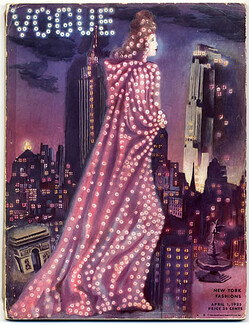Vogue USA 1935 April 1st, Pavel Tchelitchew, Cecil Beaton, Christian Bérard, Schiaparelli, Madeleine Vionnet